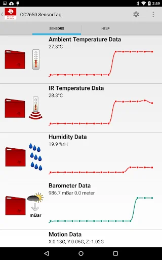 Simplelink SensorTag screenshot 4