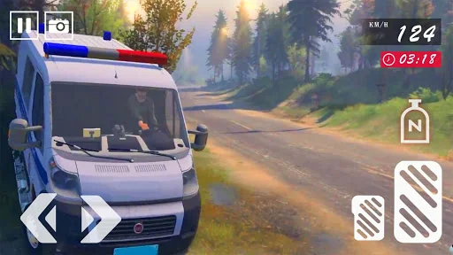 Van Driving - Police Van Games