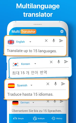 Multi language Translator Text screenshot 2