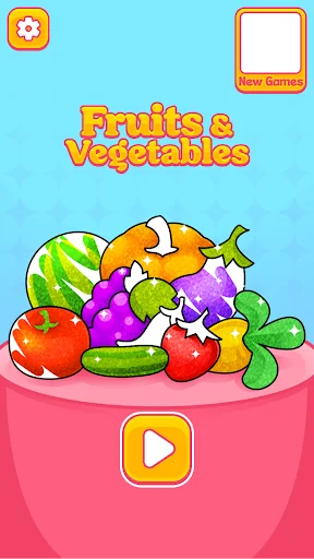 Fruits and Vegetables Coloring