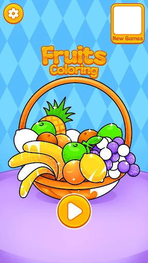 Fruits Coloring Game