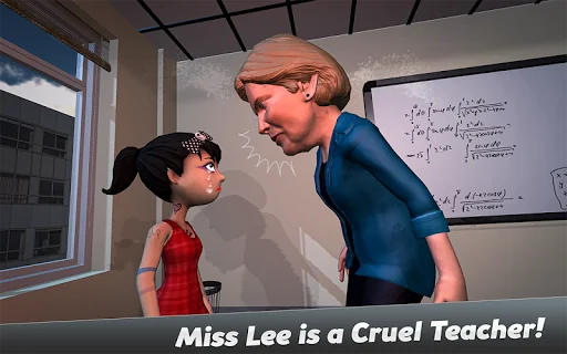 Crazy Scary Evil Teacher 3D -  screenshot 1