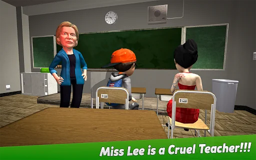 Crazy Scary Evil Teacher 3D -  screenshot 4