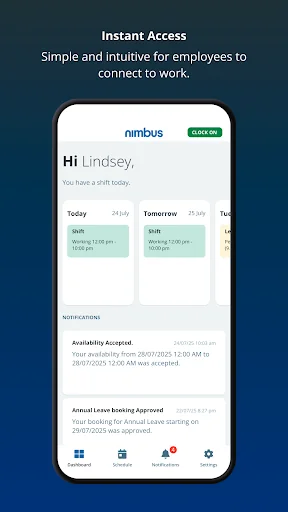 nimbus Employee App
