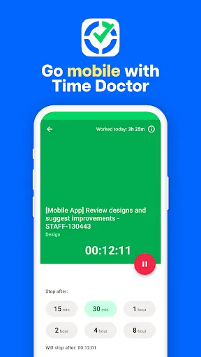 Time Doctor 2 screenshot 1