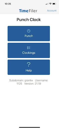 TimeFiler Punch Clock