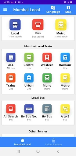 Mumbai Local Train & Metro Map screenshot 1