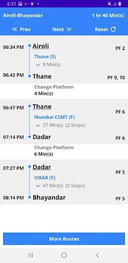 Mumbai Local Train & Metro Map screenshot 2