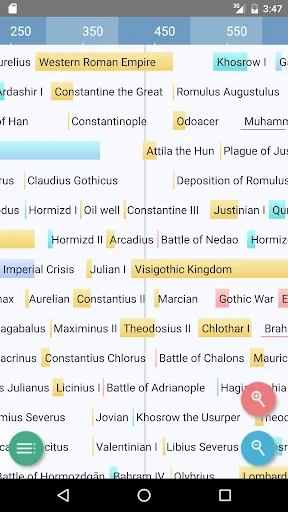 History Timeline screenshot 2