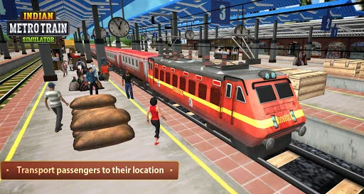 Indian Metro Train Sim 2025 screenshot 1