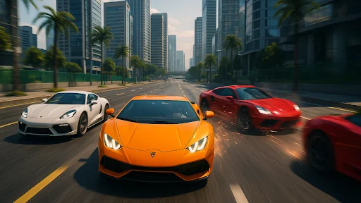Highway Car Racing: Car Game screenshot 2