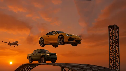 Impossible Ramp Car Stunt 3D screenshot 3
