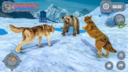 Arctic Wolf Family Simulator