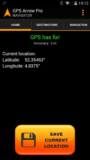 GPS Arrow Navigator PRO screenshot 1