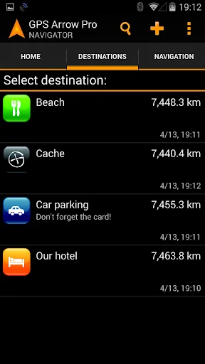 GPS Arrow Navigator PRO screenshot 2