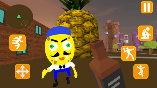 Neighbor Sponge. Scary Secret