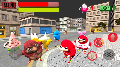 Ugandan Simulator. Knuckles 3D screenshot 1