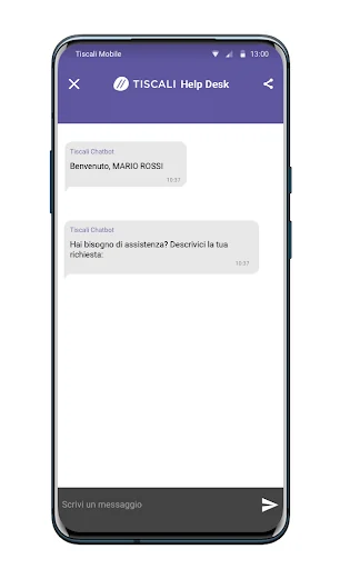 MyTiscali screenshot 2