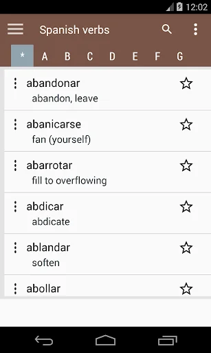 Spanish verb conjugation