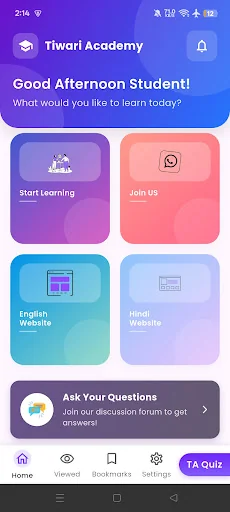 Tiwari Academy Learning App