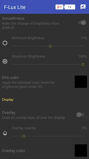 Screen Brightness Control Lite screenshot 4