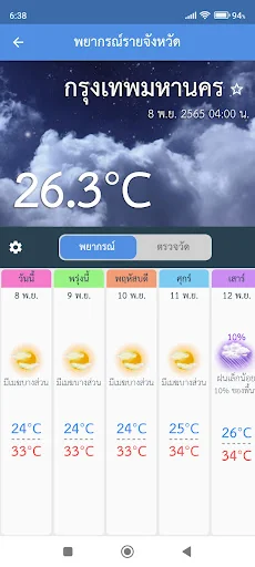 Thai Weather screenshot 3
