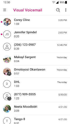 T-Mobile Visual Voicemail screenshot 2