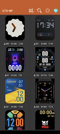 Amazfit GTS - Watch Face screenshot 1