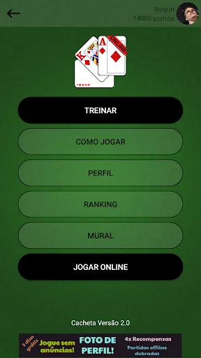 Cacheta - Jogo de Cartas Onlin screenshot 1