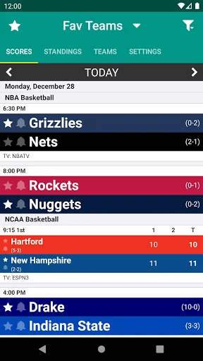 Sports Scores