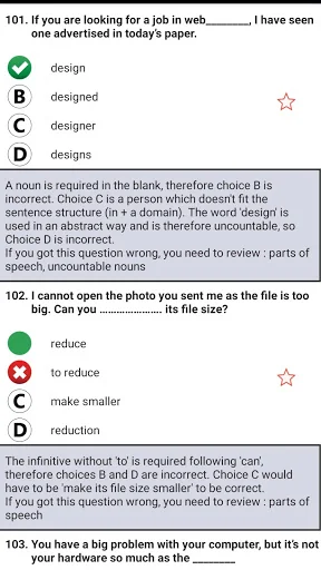 29 Complete – TOEIC® Test screenshot 3