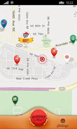 Hungry Now - Fast Food Locator screenshot 2