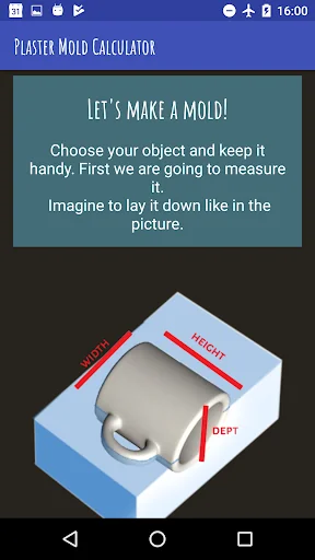 Plaster Mold Calculator