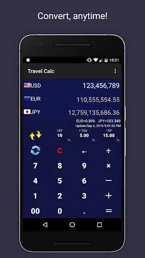 Travel Calculator screenshot 1