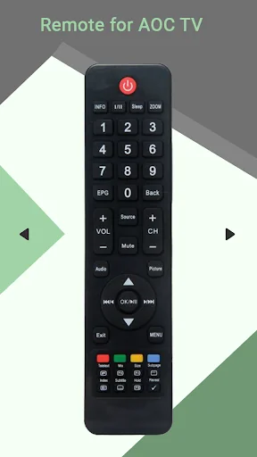 Remote for AOC TV screenshot 2