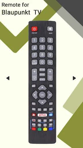 Remote for Blaupunkt TV screenshot 1