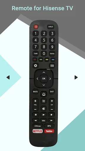 Remote for Hisense TV