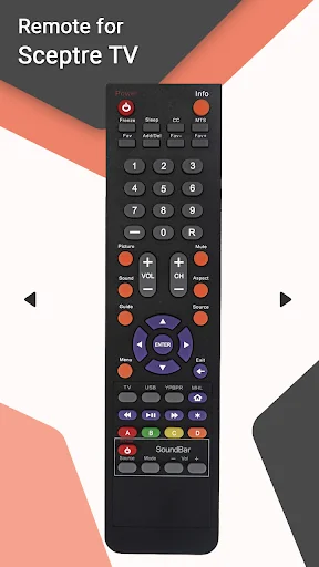 Remote for Sceptre TV screenshot 1