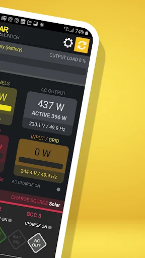 Solar Power Monitor screenshot 2