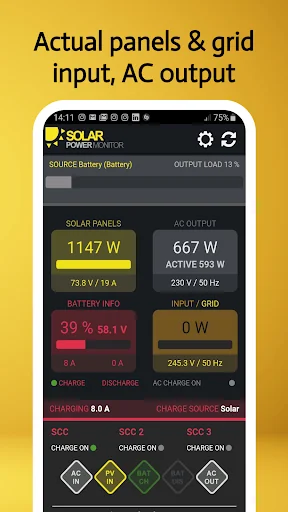 Solar Power Monitor screenshot 3