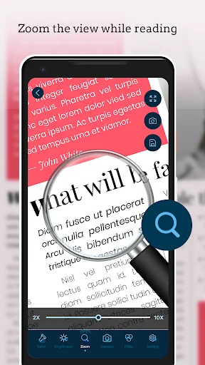 Magnifying Glass Flashlight