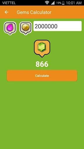 Gems Calculator for CoC 2018 screenshot 1