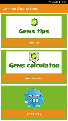 Gems Calculator for CoC 2018 screenshot 4