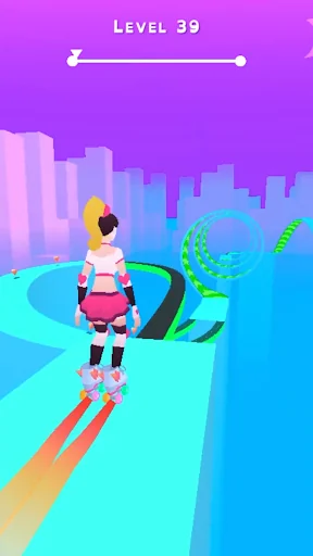 Sky Roller: Rainbow Skating screenshot 2