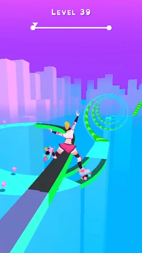 Sky Roller: Rainbow Skating screenshot 3