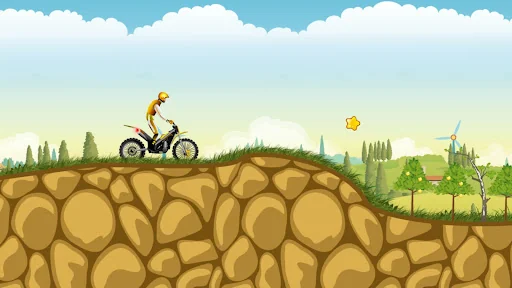 Moto Race - physics simu