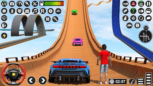 Impossible Car Racing Tracks
