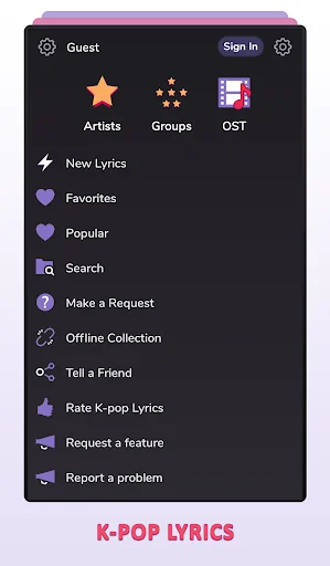 K-pop Lyrics screenshot 3