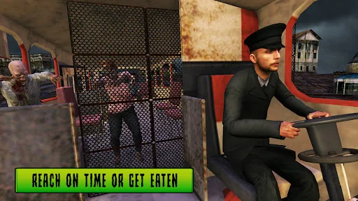 Zombie City Bus Driver Games