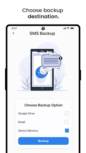 Contact SMS Backup screenshot 2